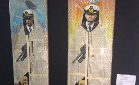 J.Scordato: dipingere testicoli con le fattezze dei Marò per protesta